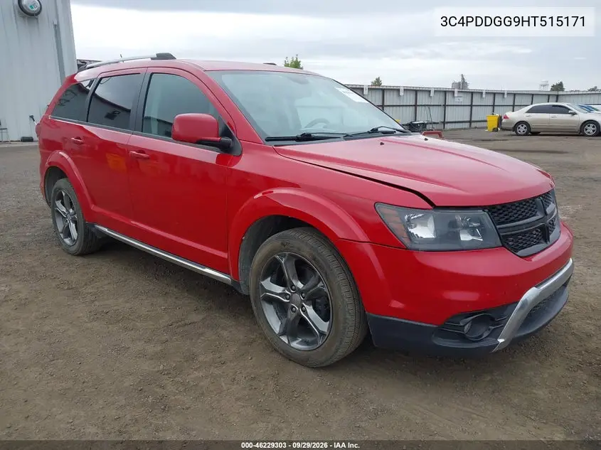 DODGE JOURNEY 2017, VIN 3C4PDDGG9HT515171