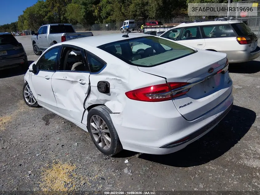 FORD FUSION 2017, VIN 3FA6P0LU4HR319696