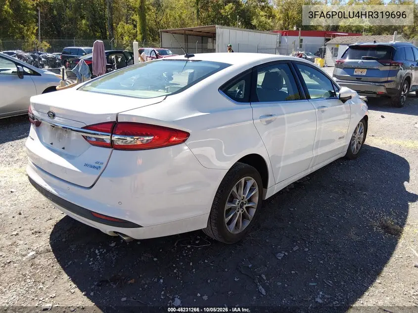 2017 FORD FUSION VIN 3FA6P0LU4HR319696 — фото 2