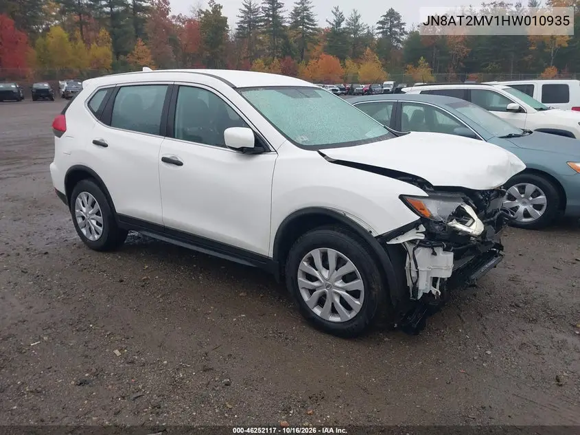 NISSAN ROGUE 2017, VIN JN8AT2MV1HW010935