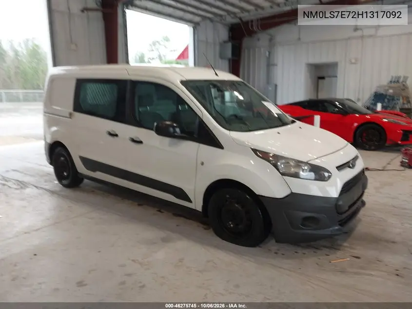 FORD TRANSIT CONNECT 2017, VIN NM0LS7E72H1317092
