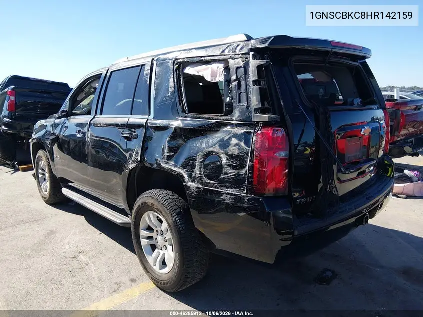 2017 CHEVROLET TAHOE VIN 1GNSCBKC8HR142159 — фото 3