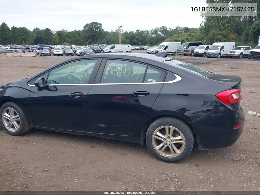 CHEVROLET CRUZE 2017, VIN 1G1BE5SMXH7157425
