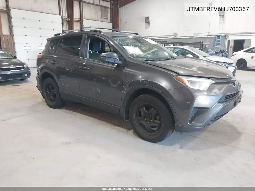 TOYOTA RAV 4 2017, VIN JTMBFREV6HJ700367