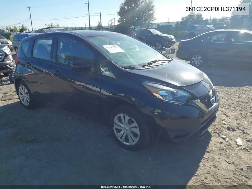 NISSAN NOTE 2017, VIN 3N1CE2CP0HL371194