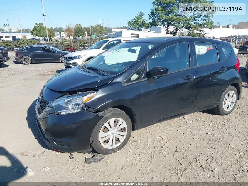 2017 NISSAN NOTE VIN 3N1CE2CP0HL371194 — фото 2