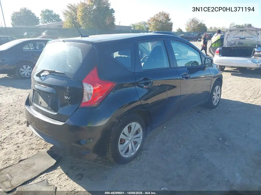 2017 NISSAN NOTE VIN 3N1CE2CP0HL371194 — фото 4