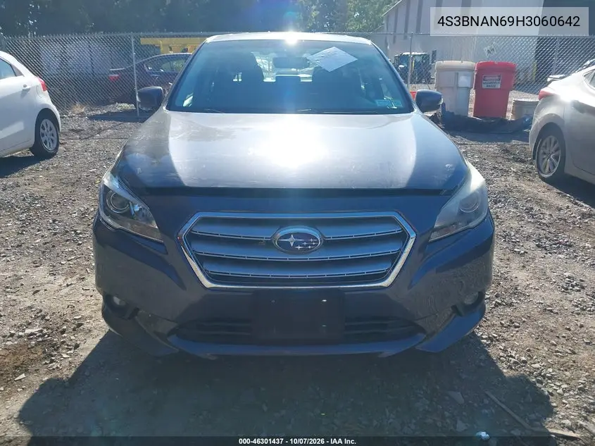 2017 SUBARU LEGACY VIN 4S3BNAN69H3060642 — фото 12