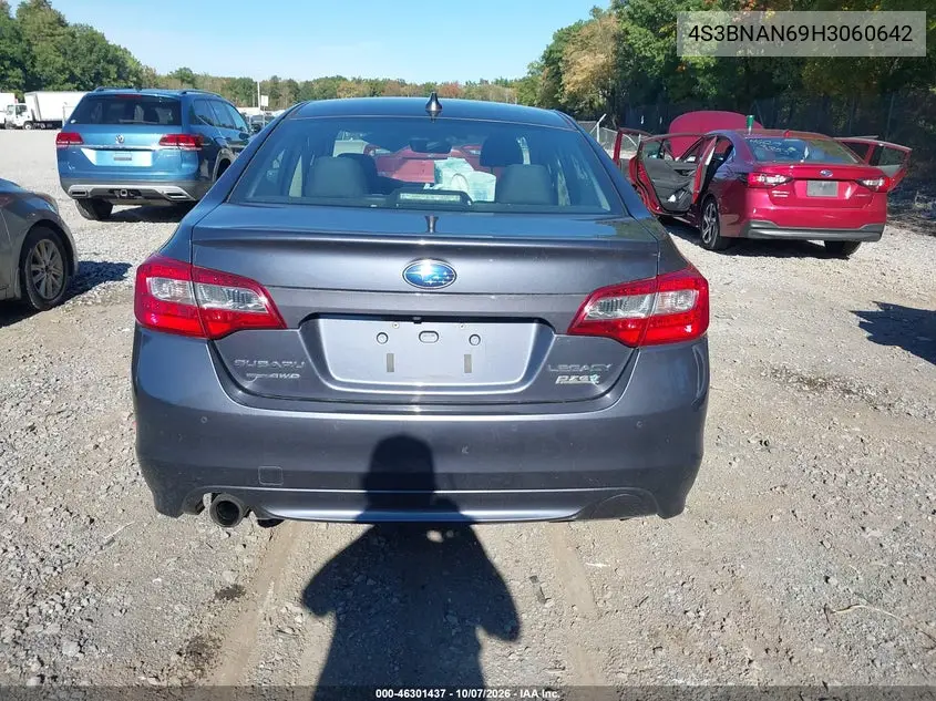 2017 SUBARU LEGACY VIN 4S3BNAN69H3060642 — фото 16