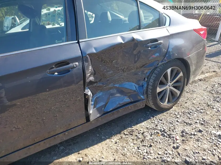 2017 SUBARU LEGACY VIN 4S3BNAN69H3060642 — фото 6