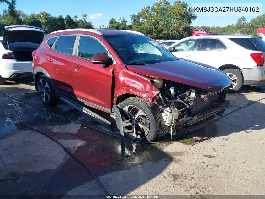 HYUNDAI TUCSON 2017, VIN KM8J3CA27HU340162