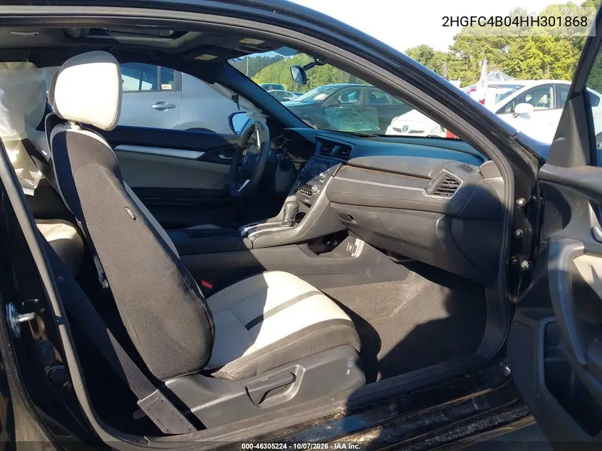 2017 HONDA CIVIC VIN 2HGFC4B04HH301868 — фото 5