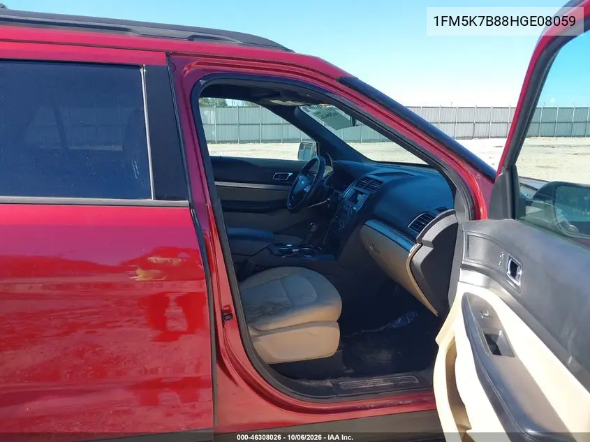 2017 FORD EXPLORER VIN 1FM5K7B88HGE08059 — фото 5