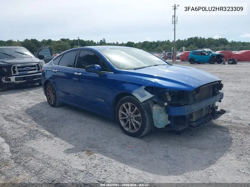 FORD FUSION 2017, VIN 3FA6P0LU2HR323309