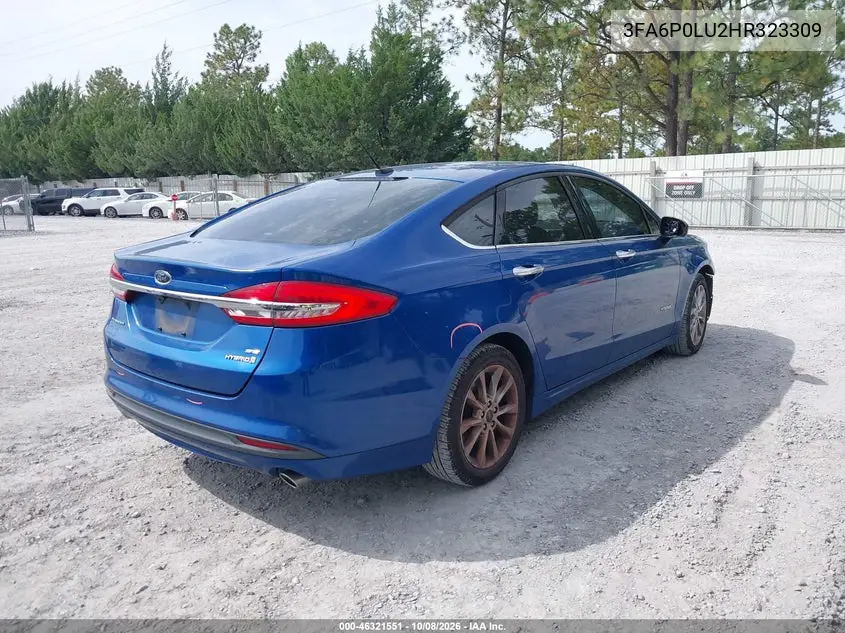 2017 FORD FUSION VIN 3FA6P0LU2HR323309 — фото 4