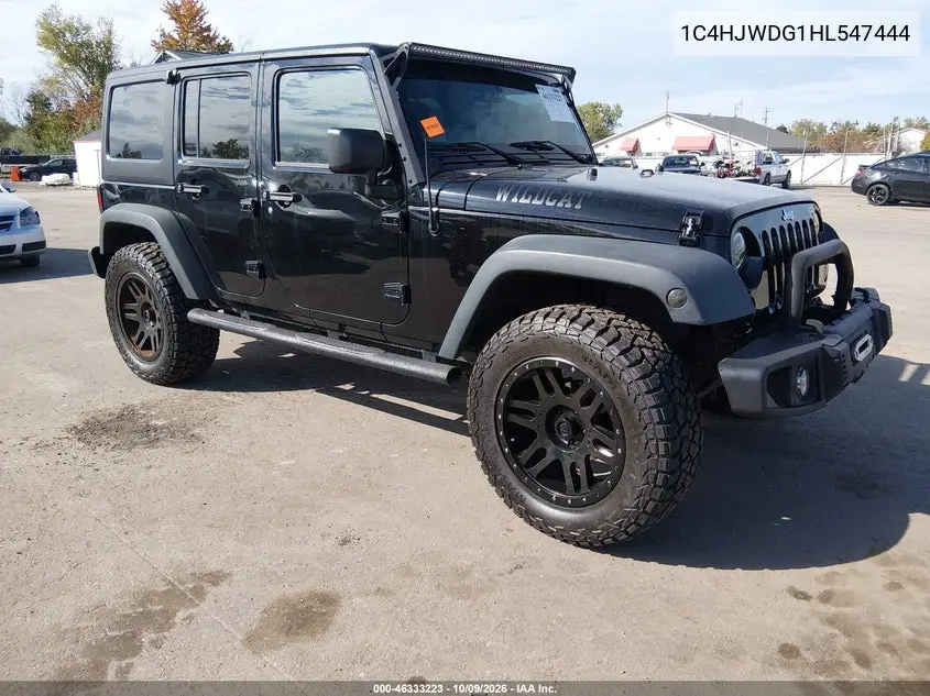 JEEP WRANGLER 2017, VIN 1C4HJWDG1HL547444