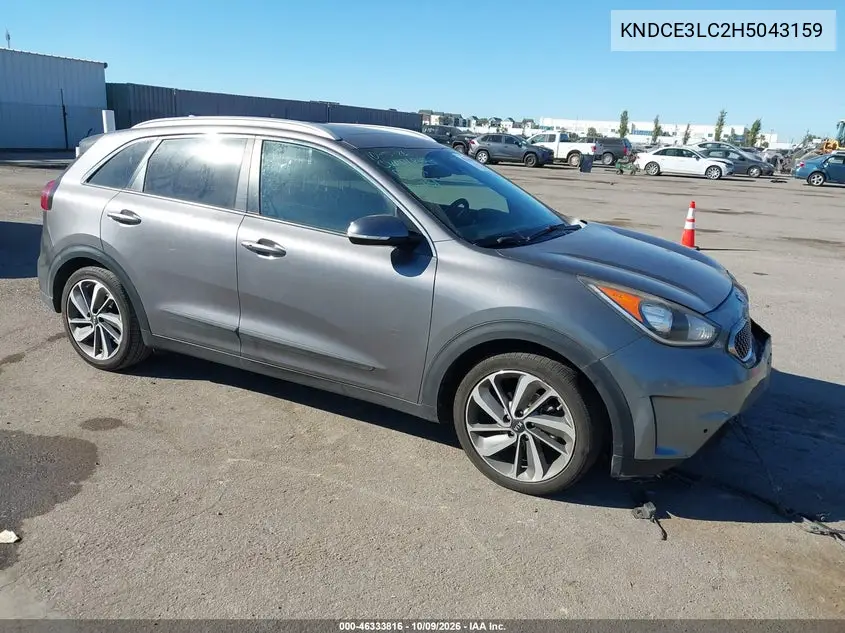 KIA NIRO 2017, VIN KNDCE3LC2H5043159