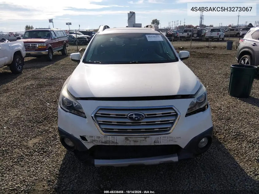 2017 SUBARU OUTBACK VIN 4S4BSAKC5H3273067 — фото 13