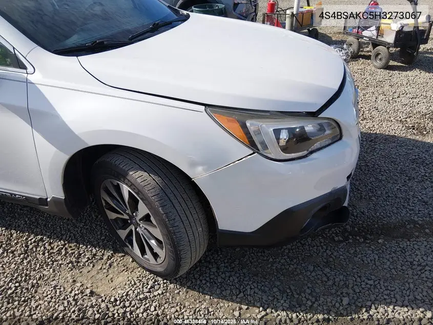 2017 SUBARU OUTBACK VIN 4S4BSAKC5H3273067 — фото 18