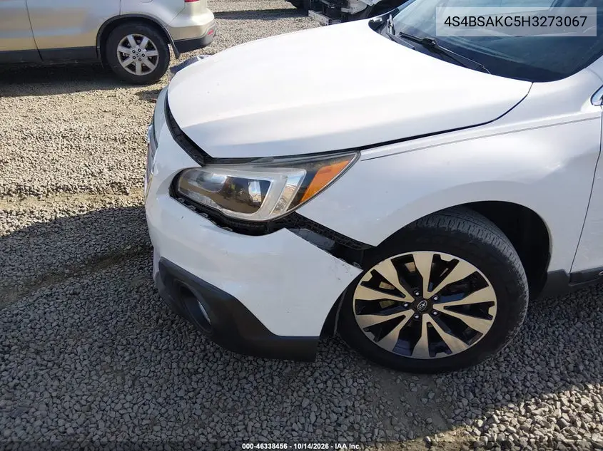 2017 SUBARU OUTBACK VIN 4S4BSAKC5H3273067 — фото 19