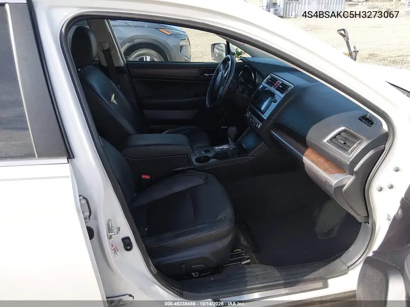 2017 SUBARU OUTBACK VIN 4S4BSAKC5H3273067 — фото 5