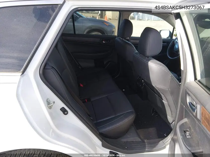 2017 SUBARU OUTBACK VIN 4S4BSAKC5H3273067 — фото 8