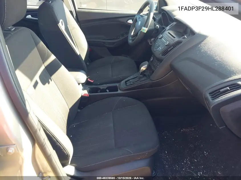 2017 FORD FOCUS VIN 1FADP3F29HL288401 — фото 5