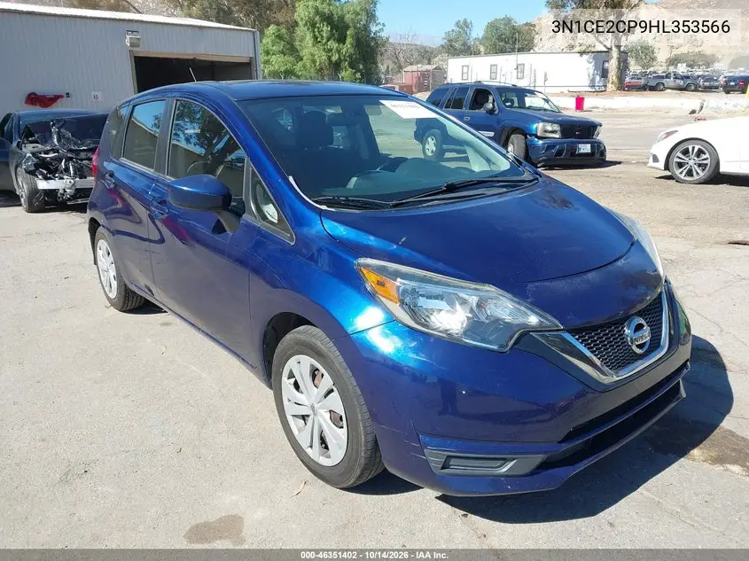 NISSAN NOTE 2017, VIN 3N1CE2CP9HL353566