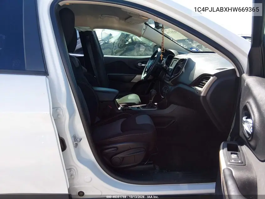 2017 JEEP CHEROKEE VIN 1C4PJLABXHW669365 — фото 5