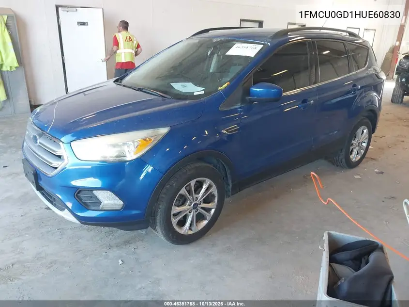 2017 FORD ESCAPE VIN 1FMCU0GD1HUE60830 — фото 2