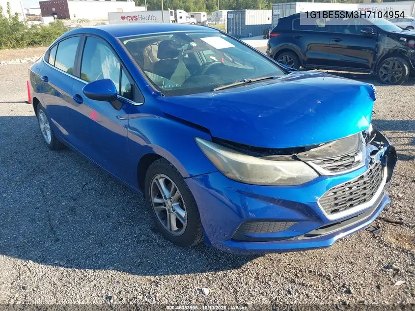 CHEVROLET CRUZE 2017, VIN 1G1BE5SM3H7104954