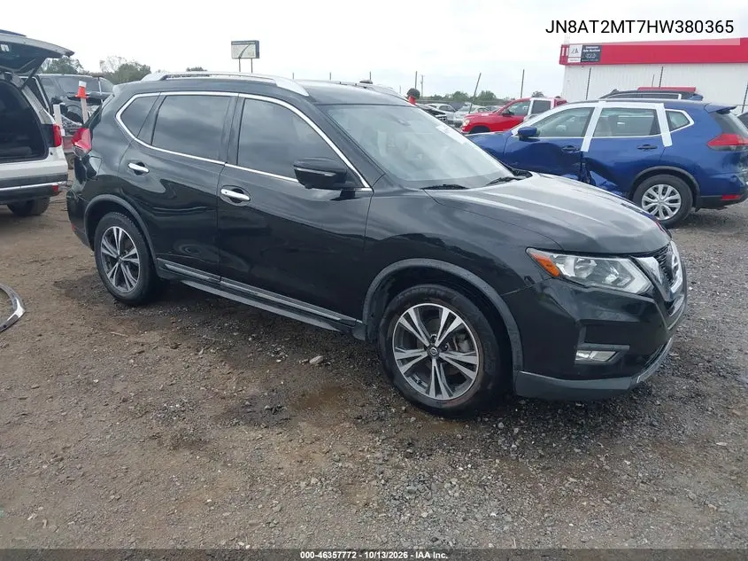 NISSAN ROGUE 2017, VIN JN8AT2MT7HW380365
