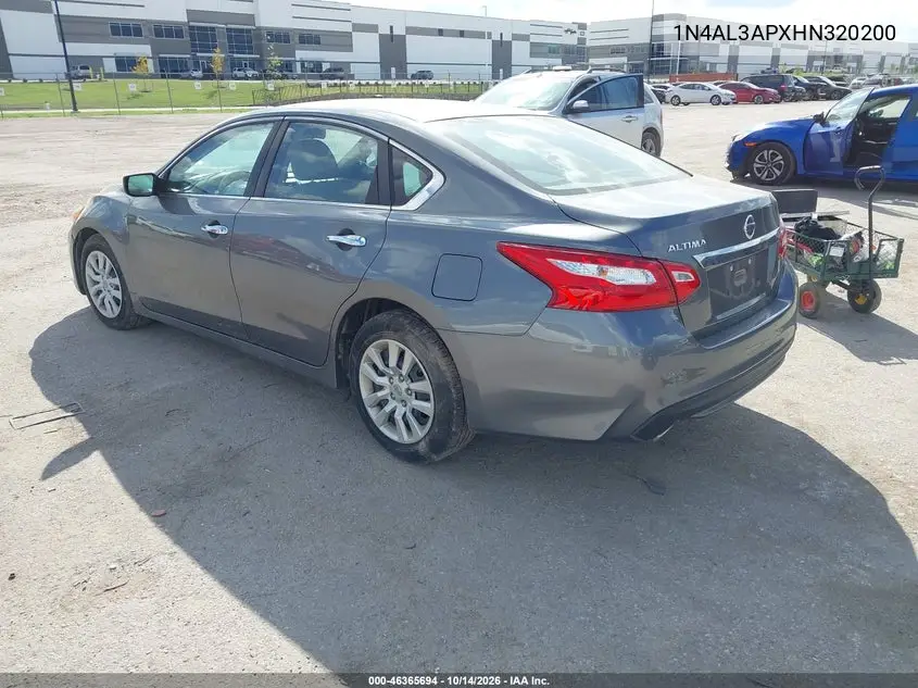 2017 NISSAN ALTIMA VIN 1N4AL3APXHN320200 — фото 3
