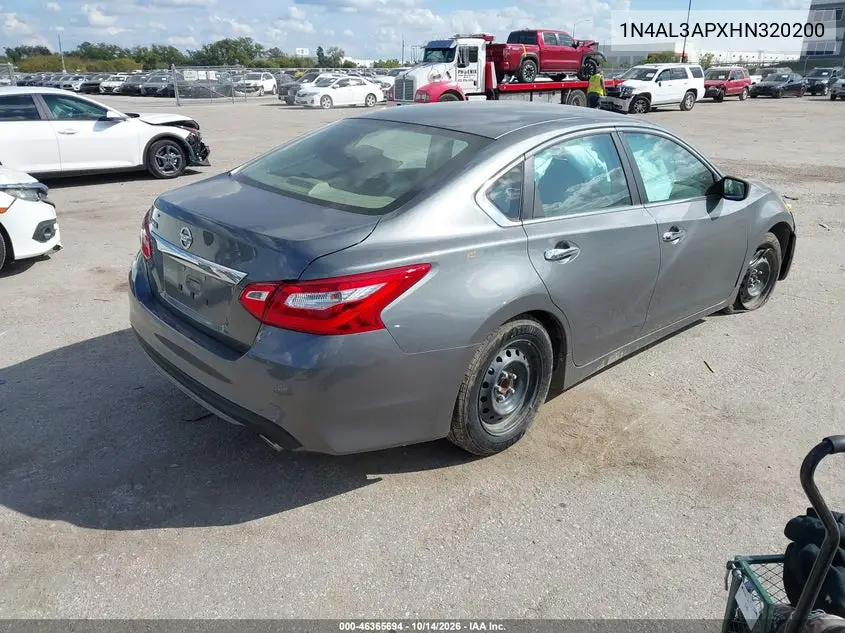 2017 NISSAN ALTIMA VIN 1N4AL3APXHN320200 — фото 4