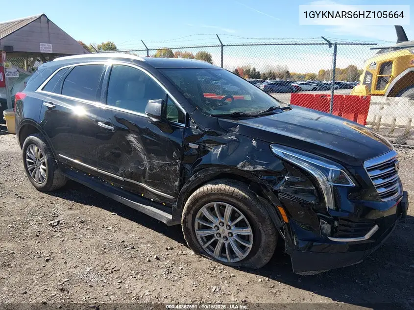 CADILLAC XT5 2017, VIN 1GYKNARS6HZ105664