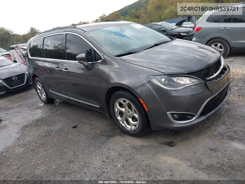 CHRYSLER PACIFICA 2017, VIN 2C4RC1BG0HR539721