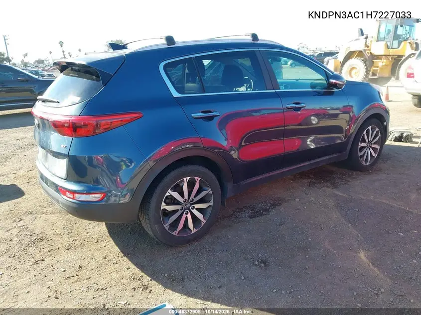 2017 KIA SPORTAGE VIN KNDPN3AC1H7227033 — фото 4