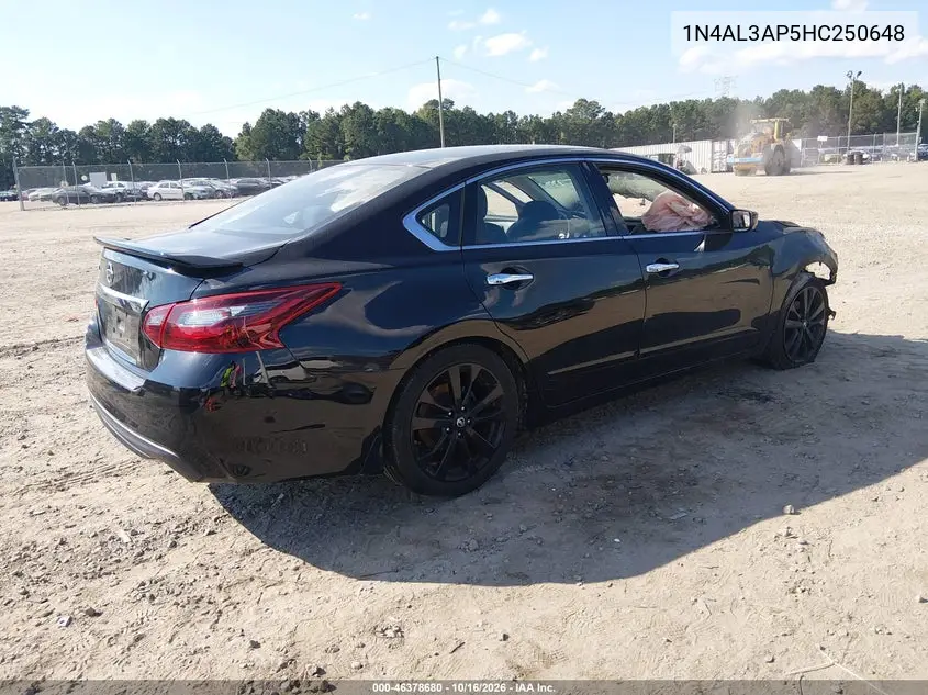 2017 NISSAN ALTIMA VIN 1N4AL3AP5HC250648 — фото 4