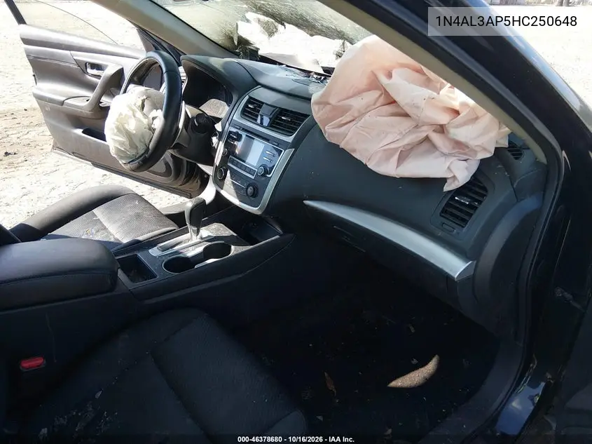 2017 NISSAN ALTIMA VIN 1N4AL3AP5HC250648 — фото 5