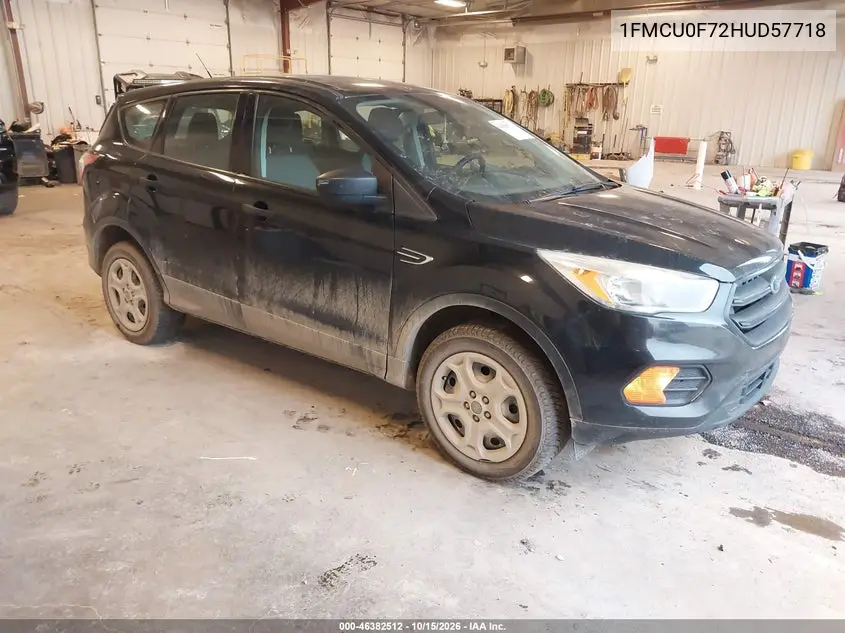 FORD ESCAPE 2017, VIN 1FMCU0F72HUD57718