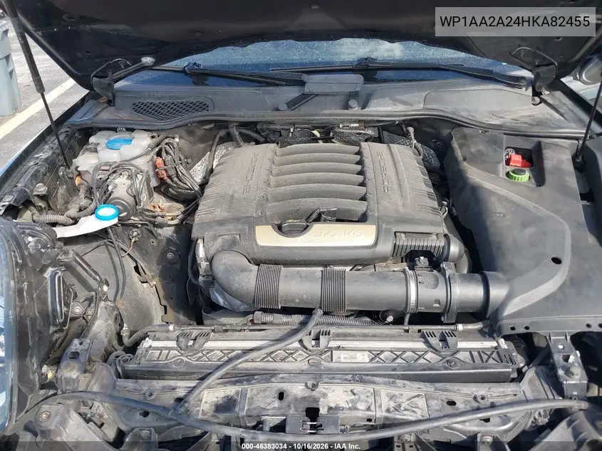 2017 PORSCHE CAYENNE VIN WP1AA2A24HKA82455 — фото 10