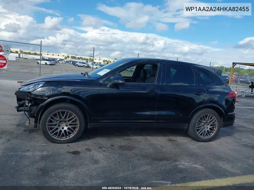 2017 PORSCHE CAYENNE VIN WP1AA2A24HKA82455 — фото 14