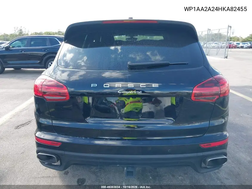 2017 PORSCHE CAYENNE VIN WP1AA2A24HKA82455 — фото 16