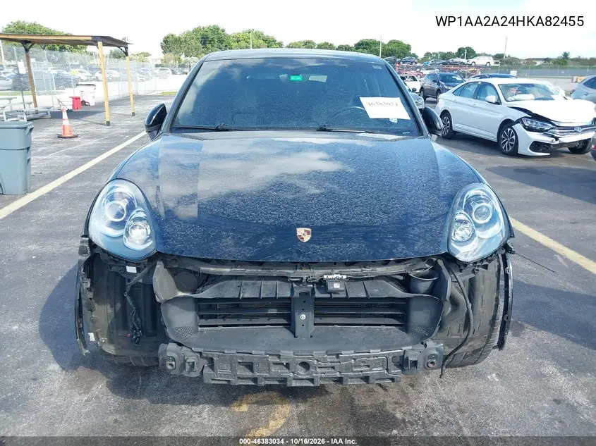 2017 PORSCHE CAYENNE VIN WP1AA2A24HKA82455 — фото 6