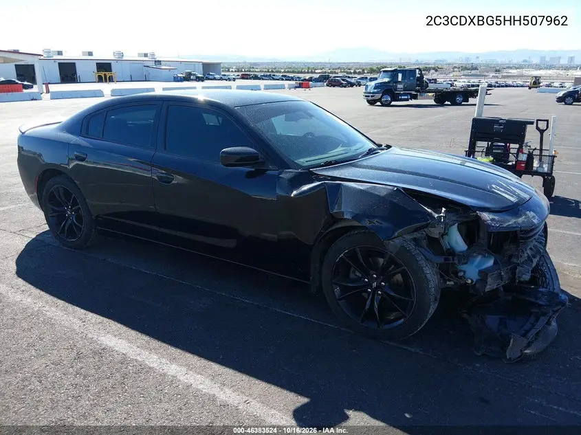 DODGE CHARGER 2017, VIN 2C3CDXBG5HH507962