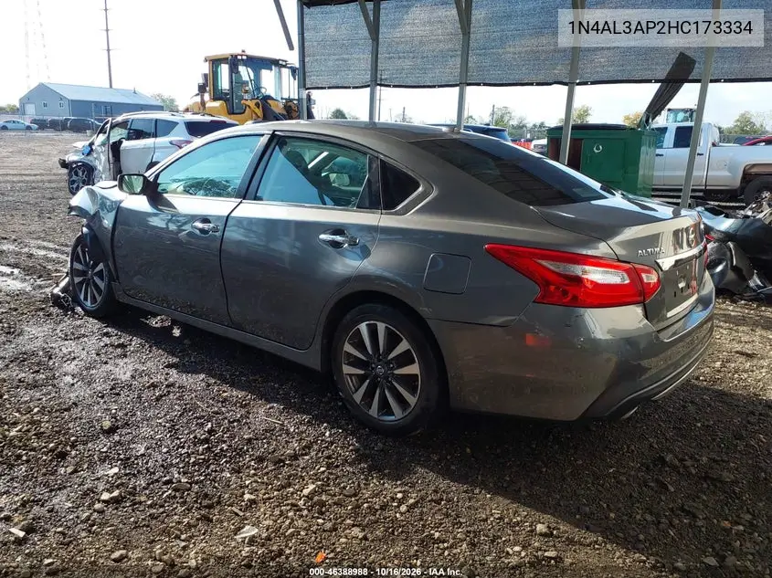 2017 NISSAN ALTIMA VIN 1N4AL3AP2HC173334 — фото 3