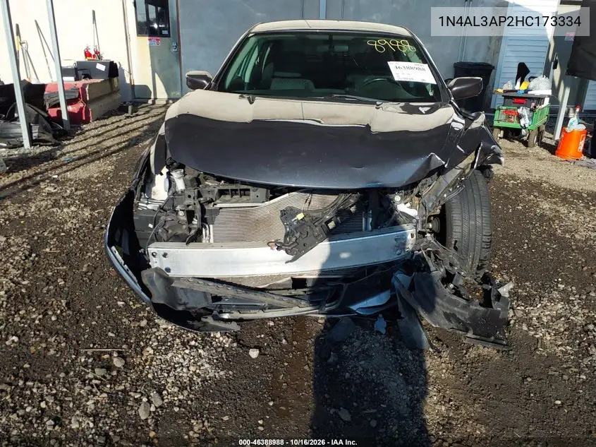 2017 NISSAN ALTIMA VIN 1N4AL3AP2HC173334 — фото 6