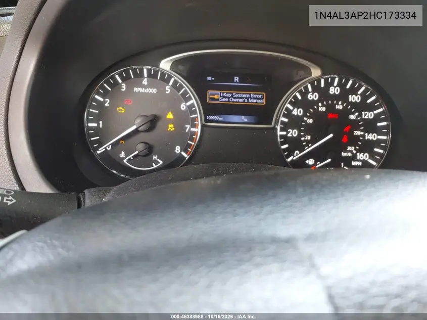 2017 NISSAN ALTIMA VIN 1N4AL3AP2HC173334 — фото 7