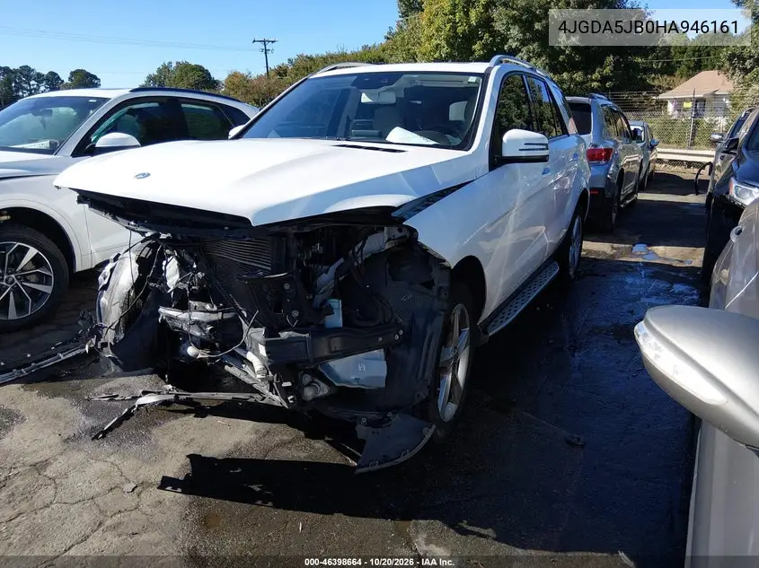 2017 MERCEDES GLE VIN 4JGDA5JB0HA946161 — фото 2