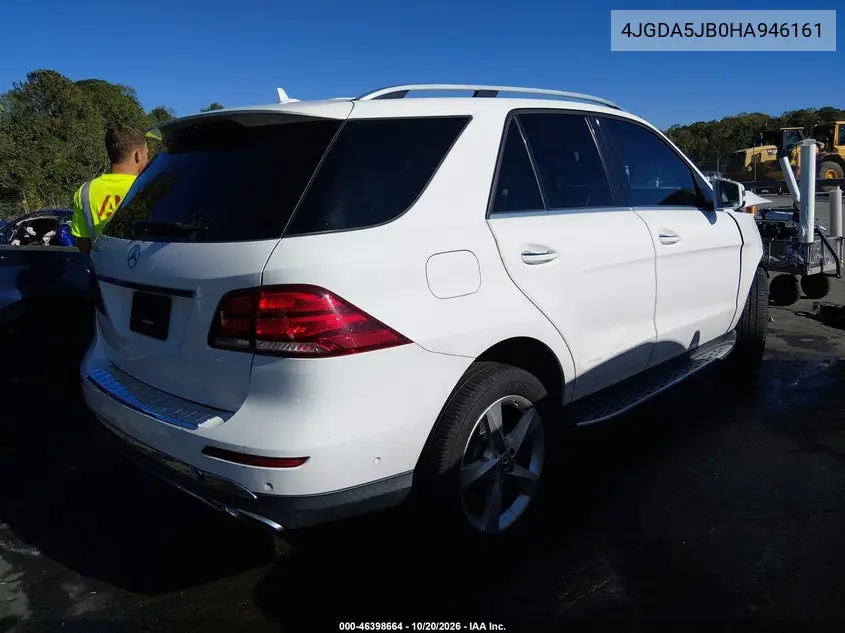 2017 MERCEDES GLE VIN 4JGDA5JB0HA946161 — фото 4